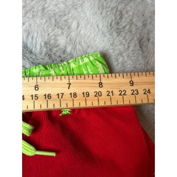 Mudpie 2T-3T Cotton Corduroy Christmas Holiday Tree Pants - Picture 4 of 7